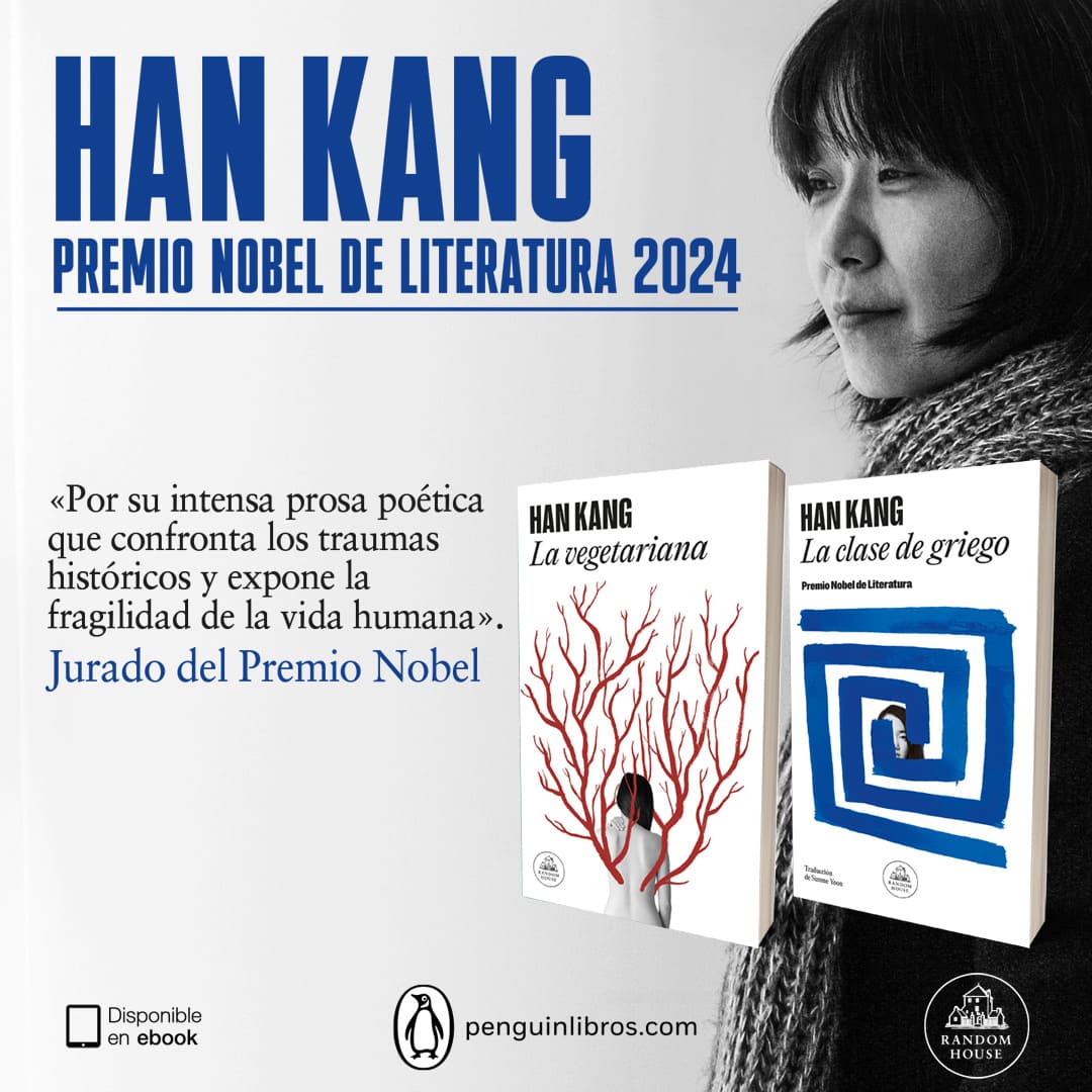 Han Kang. Premio Nobel de Literatura 2024